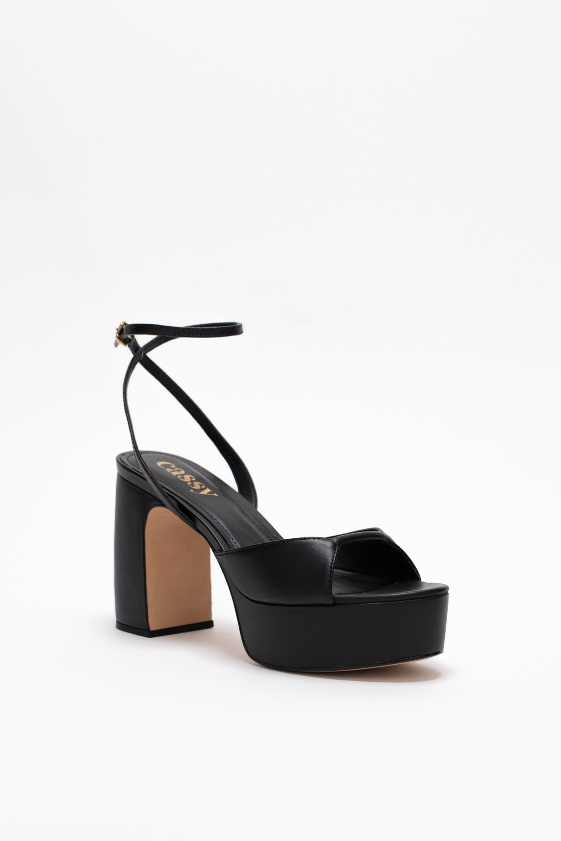 Micaela Sandales Cuir Noir