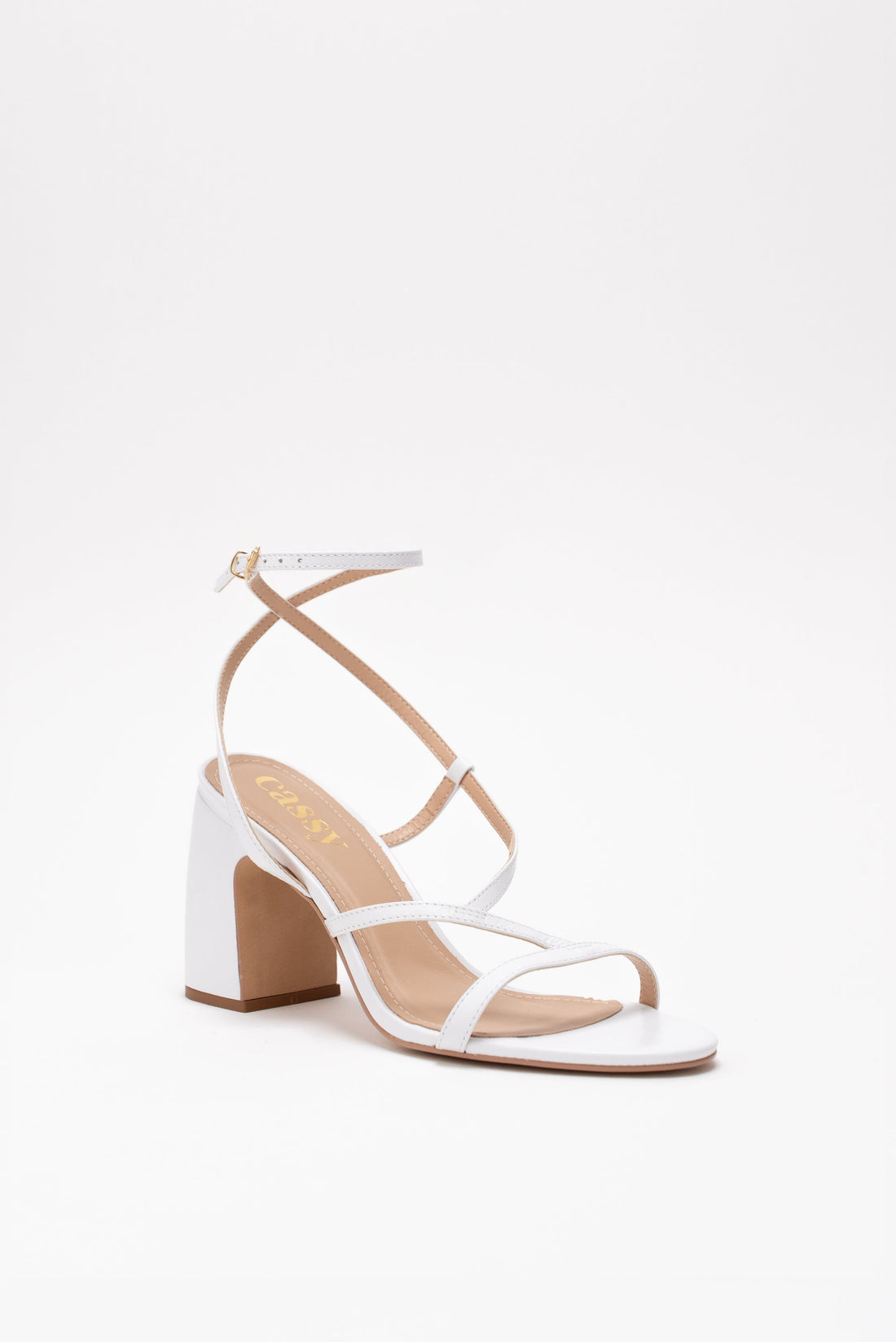 Luana Sandales Cuir Blanc