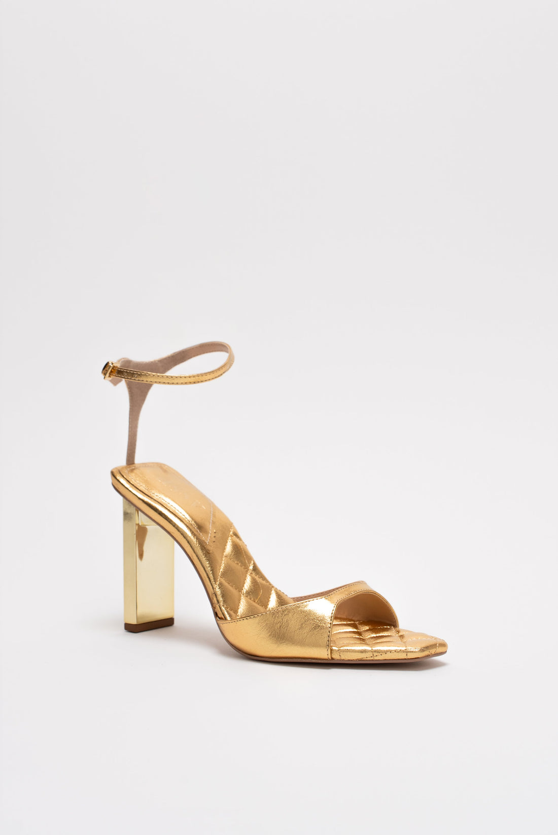 Carolina Sandales Cuir Gold