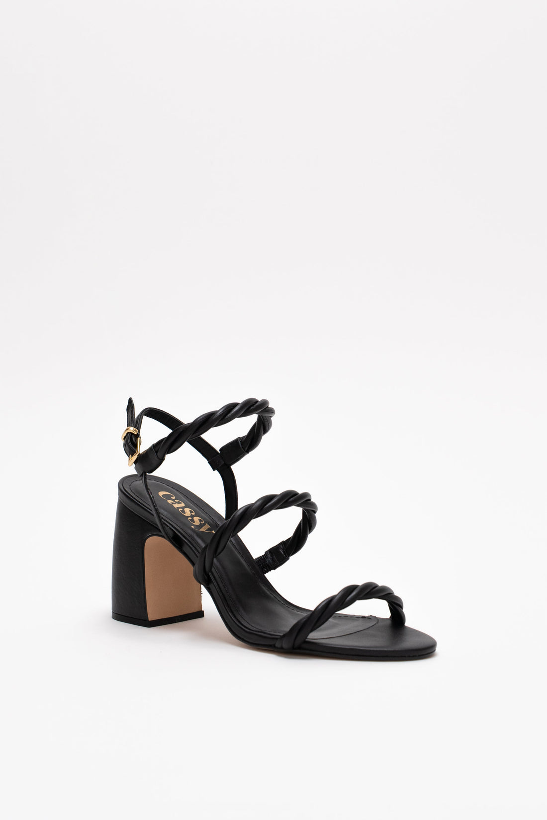 Morena Sandales Cuir Noir