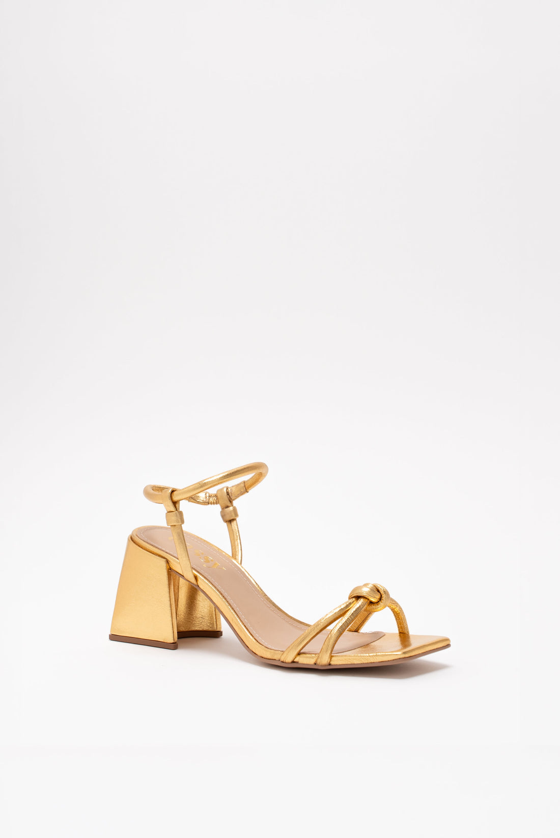 Lara Sandales Cuir Gold