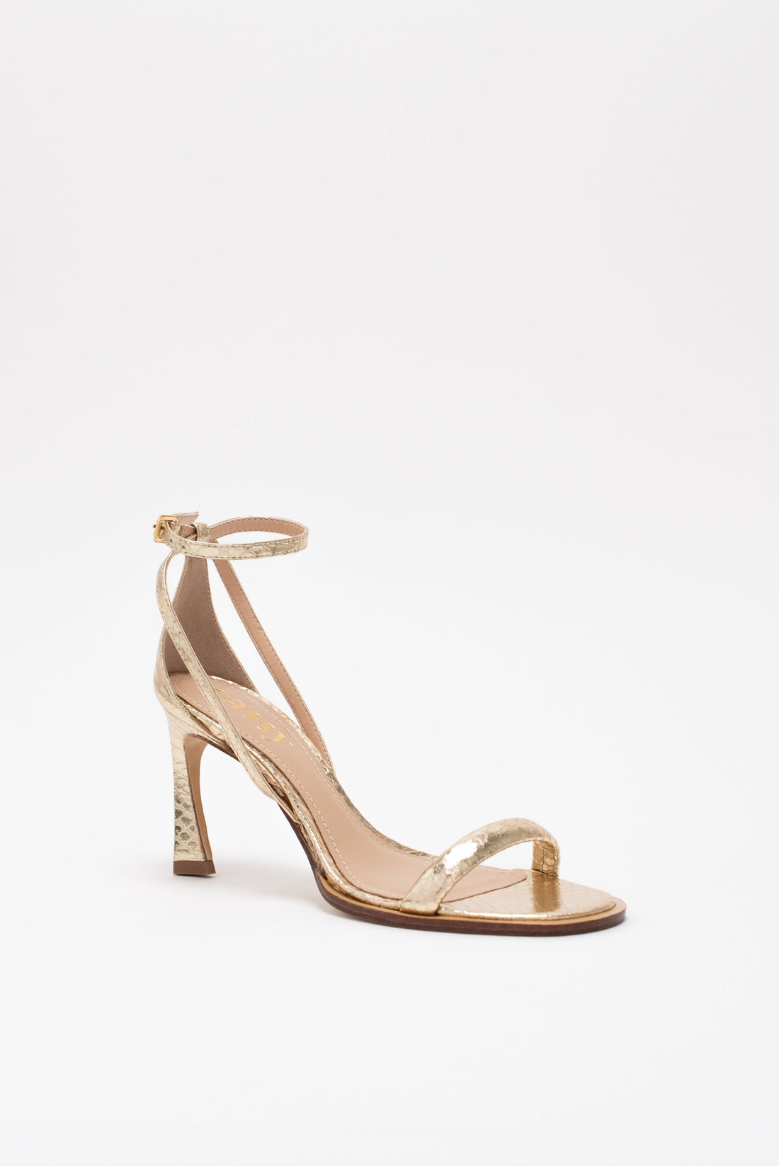 Beatriz Sandales Cuir Gold