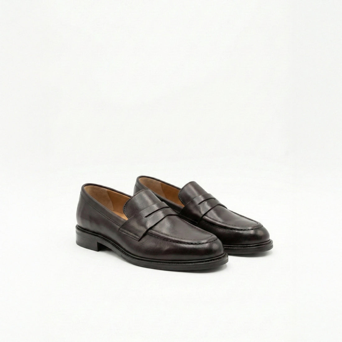 Aurora Mocassins Cuir Marron