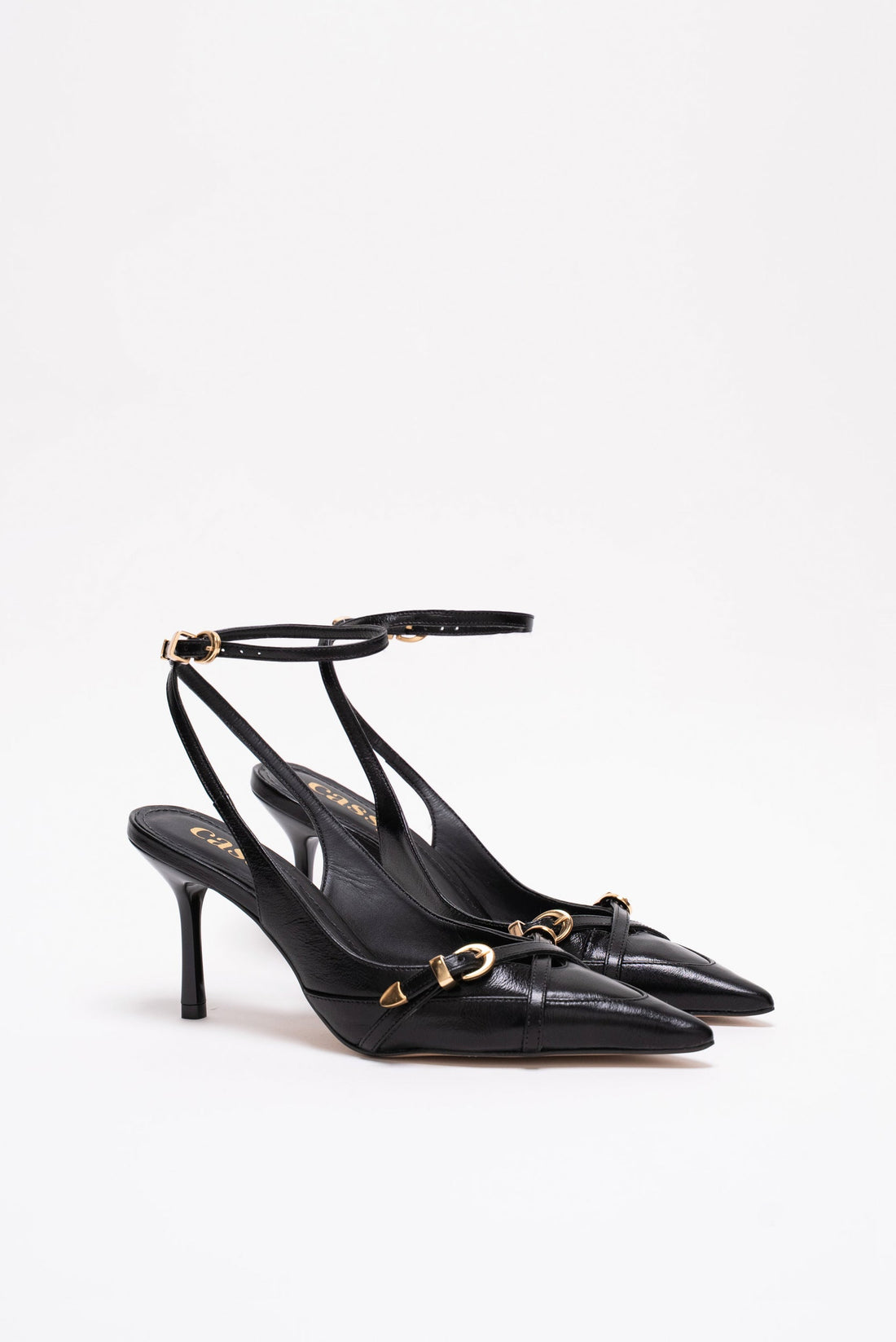 Betina Escarpins Cuir Noir