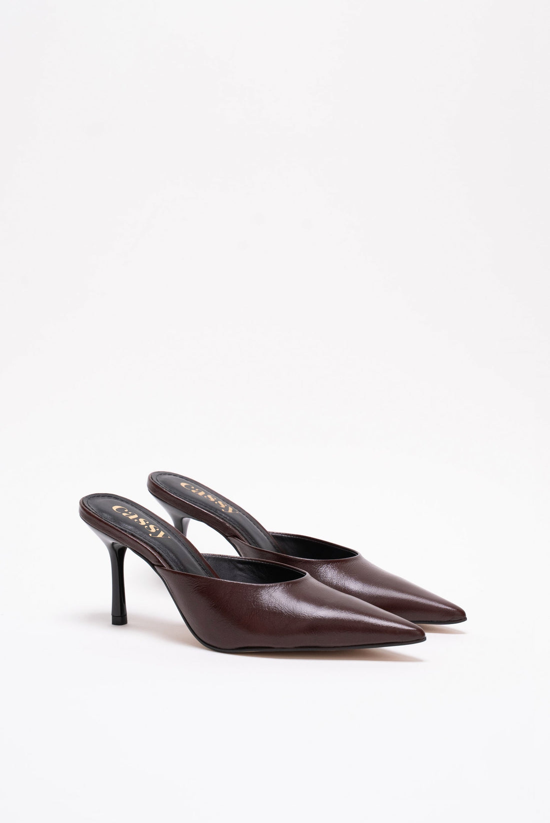 Katia Mules Cuir Burgundy