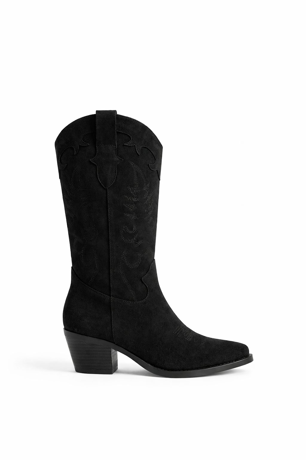 June Bottines Santiags Noir