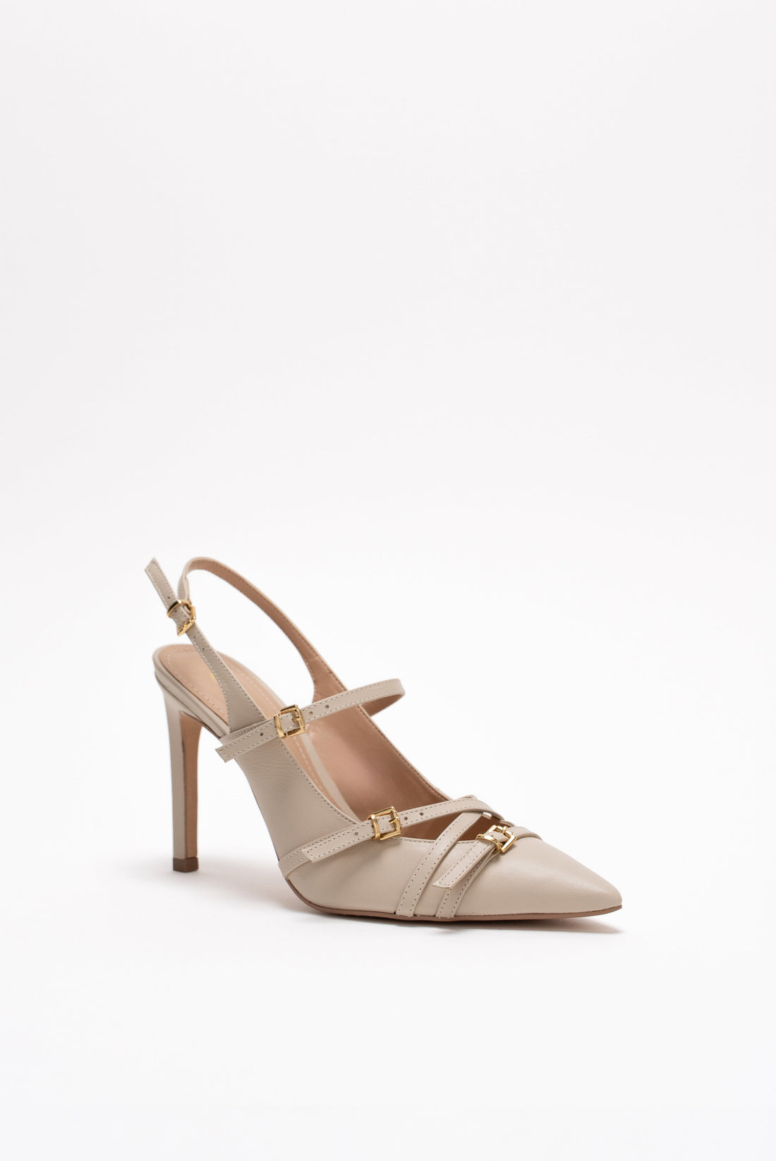 Renata Escarpins Cuir Beige